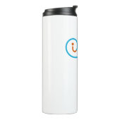 het Logo 01, Cyaan/Rood Thermosbeker (Gedraaid links)