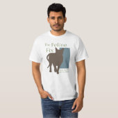 Het Logo t-shirt van Feline Fix (Voorkant volledig)