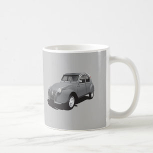 Het logo van Citroën grijs 2CV - - - diy mok -