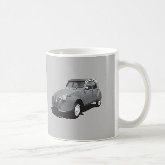 Het logo van Citroën grijs 2CV - - - diy mok - (Rechts)