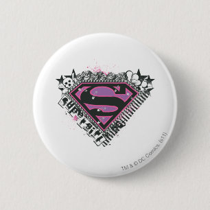 Het Logo van de Spelden van Supergirl Ronde Button 5,7 Cm