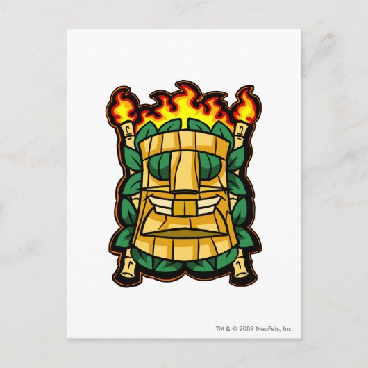 Het Logo van het Eiland van de Geheimzinnigheid Briefkaart (Voorkant)