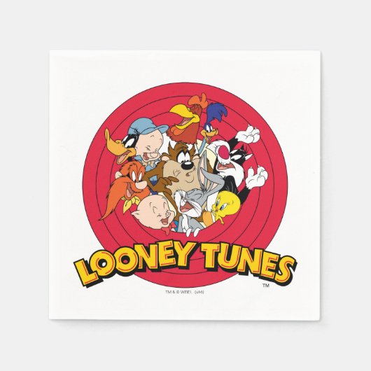 Het Logo van het Karakter LOONEY TUNES™ Servet (Voorkant)