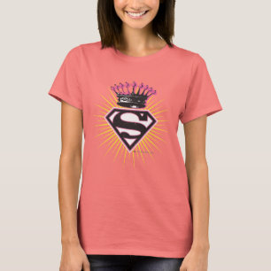 Het Logo van Supergirl met Kroon T-shirt