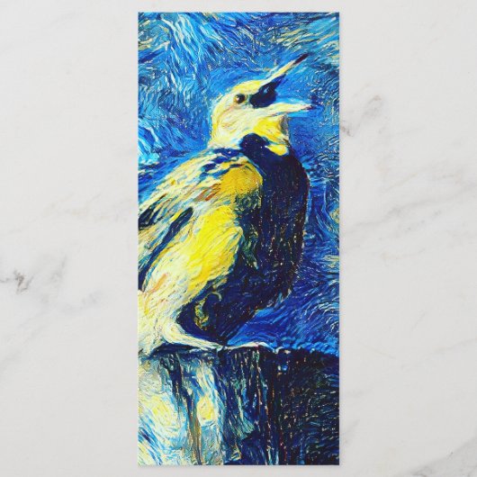 Het Lonely Bird Bladwijzer van Gogh Menu (Voorkant)