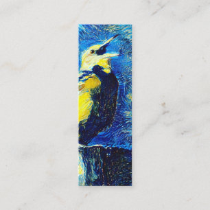 Het Lonely Bird Bladwijzer van Gogh Mini Visitekaartje