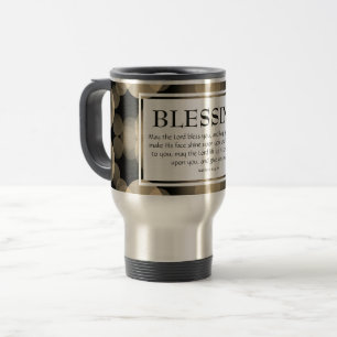 HET LOORD BLESS U Aantallen 6:24-26 SCHERM Reisbeker