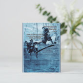 Het lopen de Plank Briefkaart (Staand voorkant)