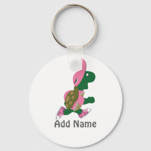 Het lopen de Schildpad personaliseert Sleutelhanger