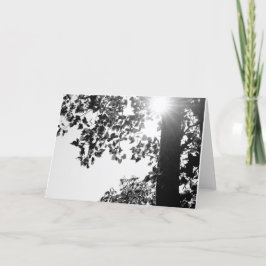 Het lopen in de de notakaart w/envelop van de Zon Feestdagen Kaart