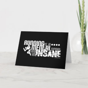 Het lopen is een Geestelijke Sport Kaart