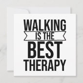 Het lopen is het Beste Citaat van de Behandeling Kaart (Voorkant)