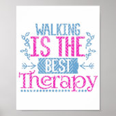 Het lopen is het Beste Citaat van de Behandeling Poster (Voorkant)