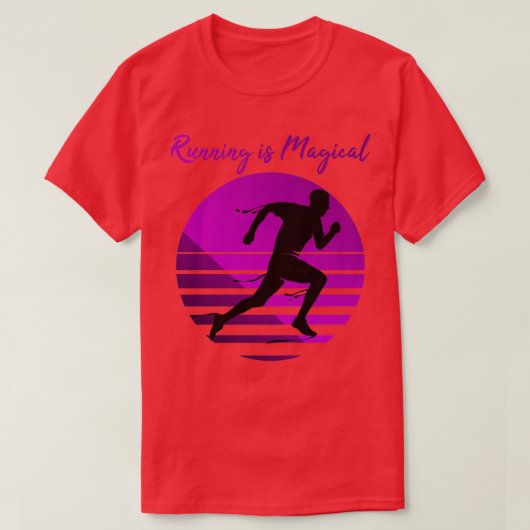 Het lopen is Magisch 2 T-shirt (Design voorkant)