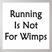 Het lopen is niet voor Wimps Poster (Voorkant)