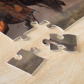 Het lopen met Buffalo Legpuzzel (Zijkant)