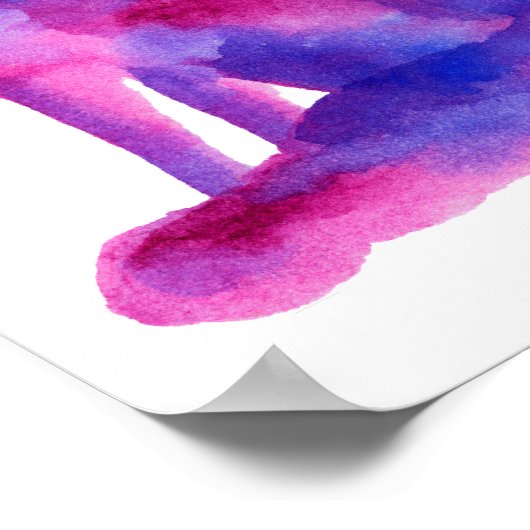 Het lopen met de wolven poster (Hoek)