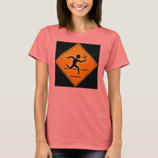 Het lopen met Schaar T-shirt