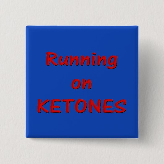 Het lopen op de Button van Ketones (Voorkant)