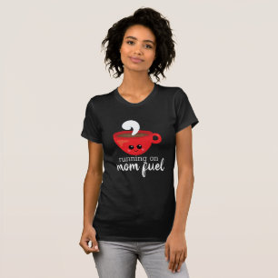 Het lopen op het rode de animmanuscript van de Kof T-shirt