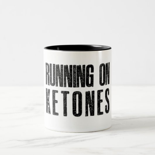 Het lopen op Ketones Coffee Mok (Center)
