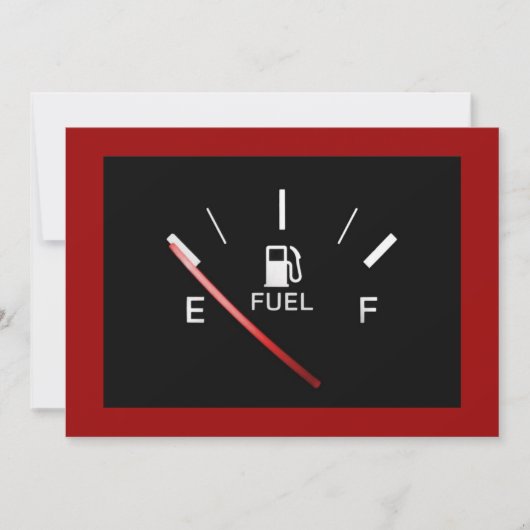 Het lopen op Lege Uitnodiging (Voorkant)