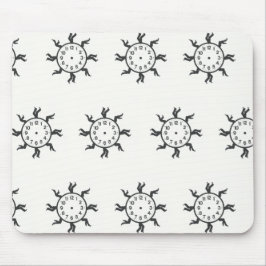 Het lopen uit Tijd Muismat