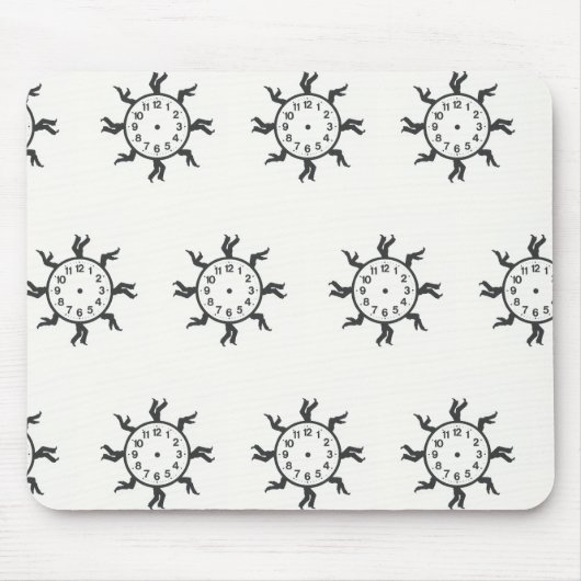 Het lopen uit Tijd Muismat (Voorkant)