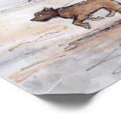 Het lopen van de hond - 01 poster (Hoek)