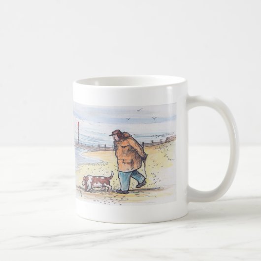 Het lopen van de hond - 02 koffiemok (Rechts)