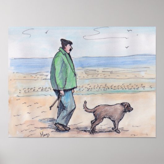 Het lopen van de hond - 06 poster (Voorkant)