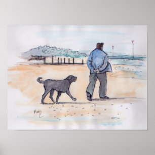 het lopen van de hond - 07 poster