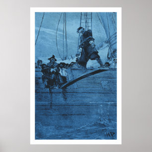 Het lopen van de Plank Poster