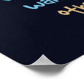 Het lopen van Elk ander Inspirerend Citaat van het Poster (Hoek)