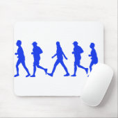 Het lopen van het Jogging Walking Muismat (Met muis)