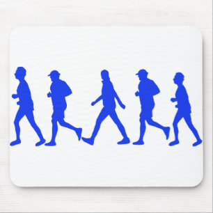 Het lopen van het Jogging Walking Muismat