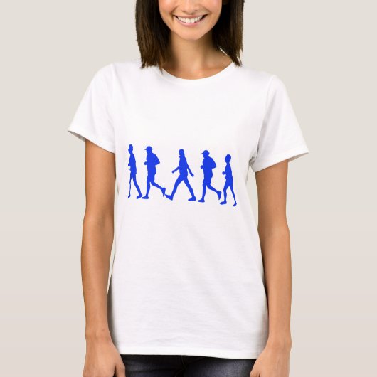 Het lopen van het Jogging Walking T-shirt (Voorkant)