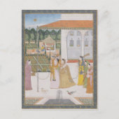 Het Lopen van het Paar Briefkaart (Voorkant)