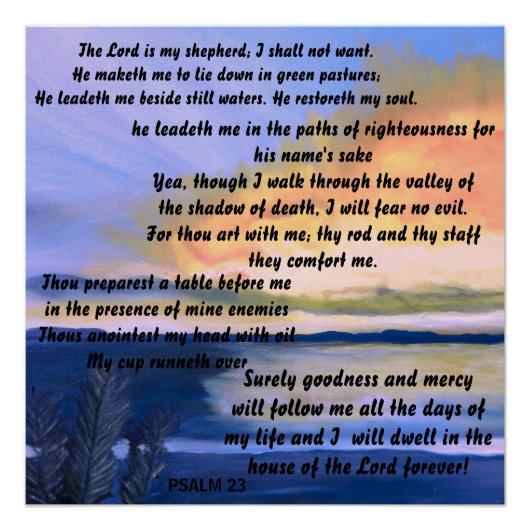 HET LORDS PRAYER Glossy Poster Perfect Poster (Voorkant)