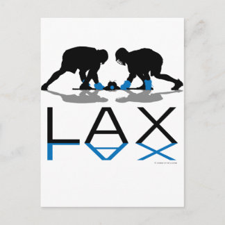 Het LOSSE Blauw van de Jongens van de lacrosse Briefkaart