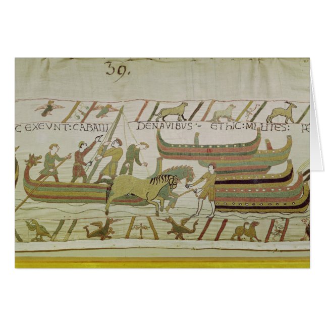 Het lossen van paarden van de schepen (Voorkant Horizontaal)