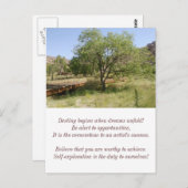 Het lot begint… Wenskaart Briefkaart (Voorkant / Achterkant)