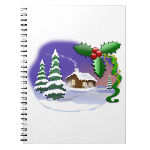 Het Lot van de Vrede van Kerstmis van het Huis van Notitieboek