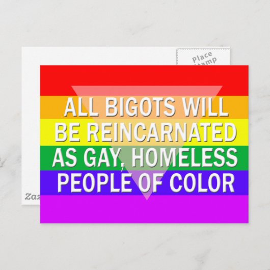 Het lot van het Bigots briefkaart (Voorkant / Achterkant)