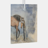 Het lot van het hengst Collectie Glas Ornament (Voorkant Rechts)