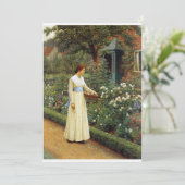 Het lot van het Roos olieverfschilderij Kaart (Staand voorkant)