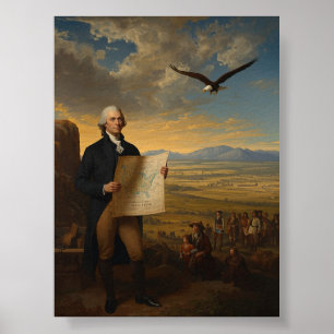 Het Louisiana Purchase President Thomas Jefferson Poster