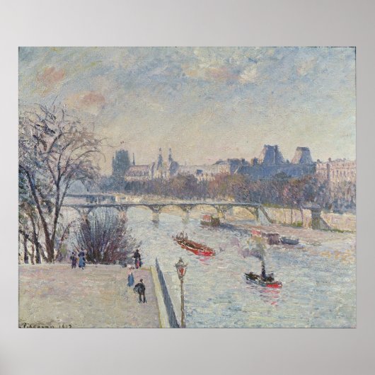 Het Louvre, 1902 Poster (Voorkant)