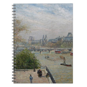 Het Louvre, de lente van Camille Pissarro Notitieboek