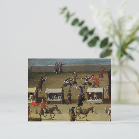 Het Louvre en het College van Quatre Briefkaart (Staand voorkant)